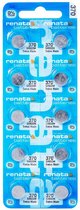 Piles de Piles pour montres Renata 370 (SR920W) - 1,55 V 10 pièces