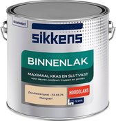 Sikkens Binnenlak - Verf - Hoogglans - Mengkleur - Zandsteengeel - F2.15.75 - 2,5 liter