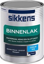Sikkens Binnenlak - Verf - Zijdeglans - Mengkleur - Gelders blauw - U4.15.10 - 1 liter