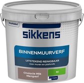 Sikkens Binnenmuurverf Muurverf - Mengkleur - Chocolate Milk - 5 Liter