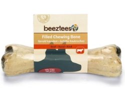 Beeztees gevuld kauwbot met pens - hondensnack - 1x15cm