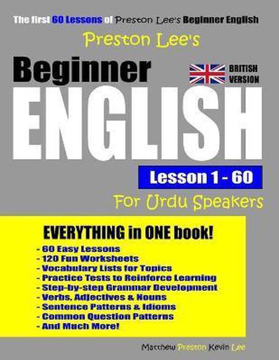 Preston Lee's English for Urdu Speakers (British Version)- P ... - cover