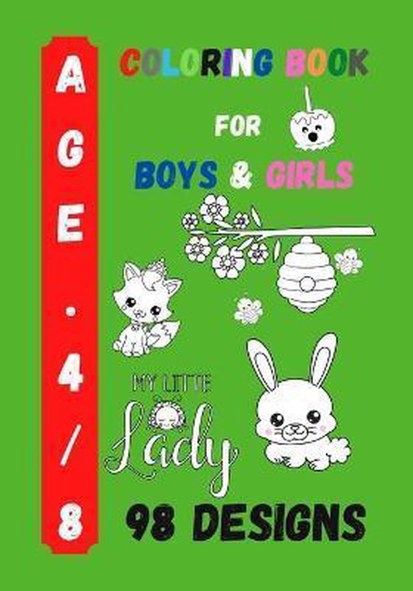 Coloring Book For Boys And Girls van Yves Kervella