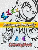 Zentangle Butterfly Coloring Book