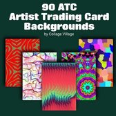 90 ATC Artist Trading Card Backgrounds