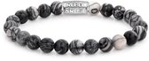 Rebel & Rose Stones Only Black Wolf - 8mm RR-80032-S-17.5 cm