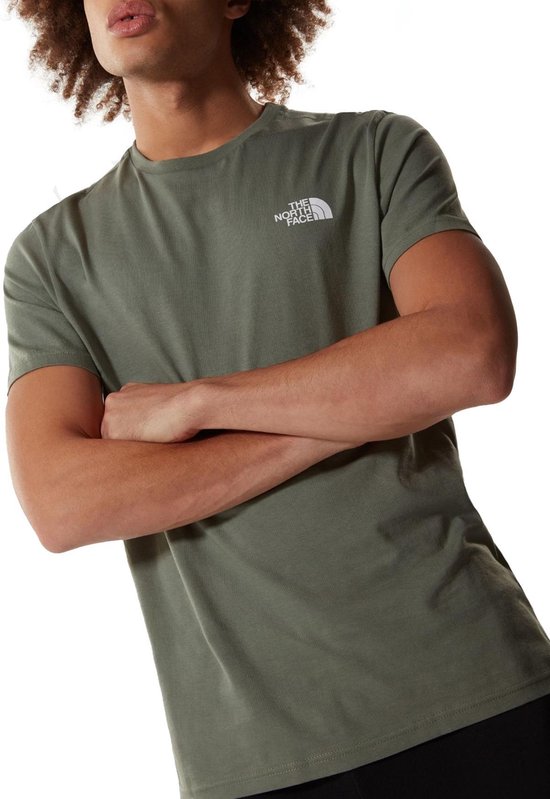 The North Face The North Face Simple Dome T-shirt - Mannen - groen | bol.com