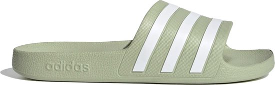 adidas Slippers - Maat 42 - Unisex - groen/beige - wit | bol.com