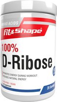 Fit&Shape 100% D-Ribose pot 100gram  (20doseringen) met maatschepje