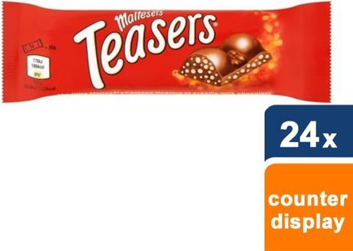 Maltesers Teasers chocolade repen - 24 x 35g | bol.com