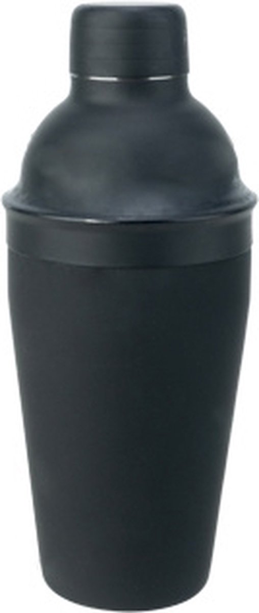 Goedkoopste Shaker Black 0,55l D8,5xh21cm Stainlesssteel