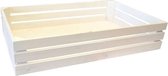 Gnbak 1-1 Hout Wit 52.5x32xh10.5cmberk Multiplex