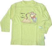 Disney Winnie The Pooh shirt met lange mouw - groen - maat 74/80