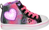 Skechers Twinkle Toes meisjes sneaker - Zwart - Maat 30