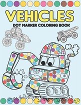 Vehicles Dot Marker Coloring Book