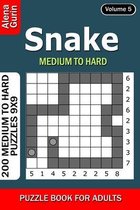 Snake puzzle book for Adults