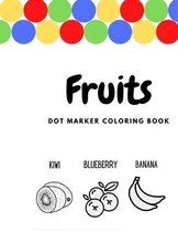 Fruits Dot Marker Coloring Book