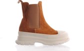 MAURY Dames Chelsea Boot - naturel - maat 38