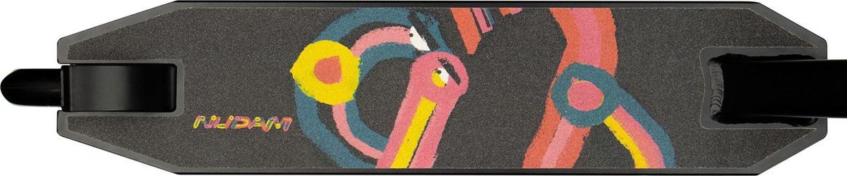 Nijdam Stuntstep - Neon Feelin' - Zwart/Blauw - Aluminium — afbeelding 4