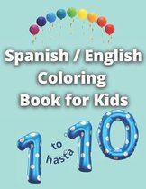 Spanish English Coloring Book for Kids