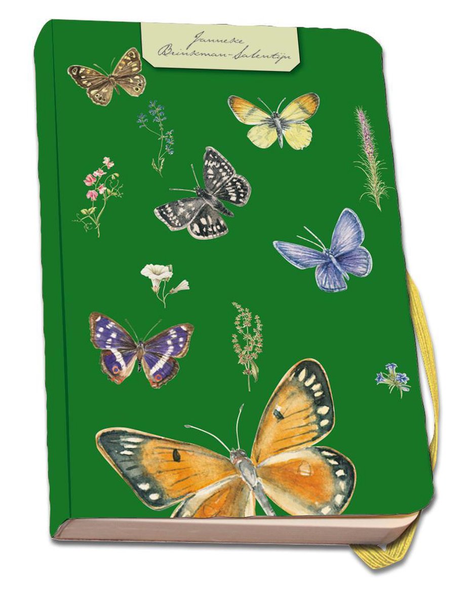 Notitieboek A6 Vlinders van Janneke Brinkman-Salentijn