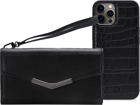 Mobilize 2in1 Elegant Magnet Clutch Apple iPhone 12 Pro Max Noir Croco