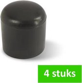 SENCYS opsteek meubeldop | Ø 22 mm | zwart | 4 STUKS