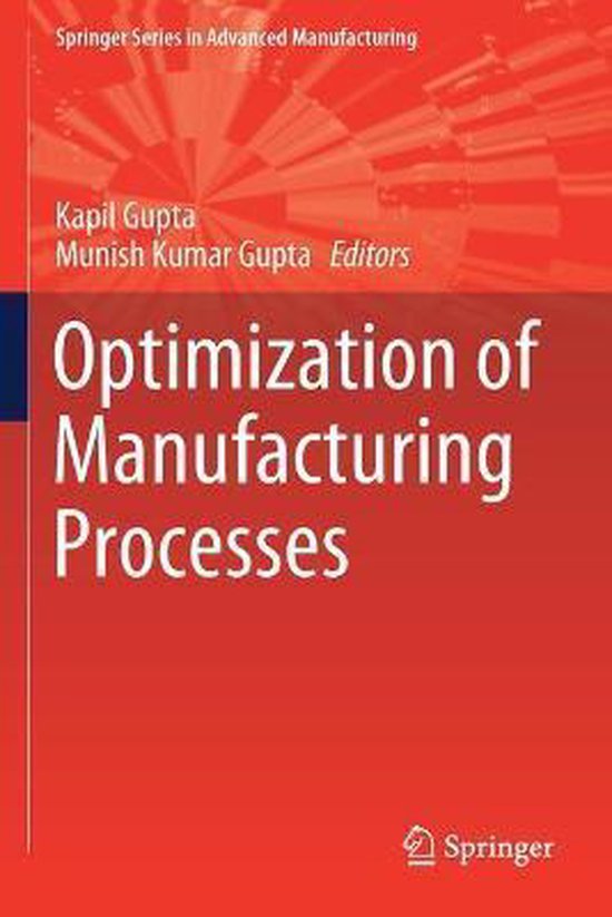 Optimization of Manufacturing Processes | 9783030196400 | Boeken | bol.com