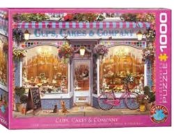 Eurographics - Kopjes, Taarten & co. (Cups, Cakes & Company) - Garry Walton - 1000 stukjes 68×48cm (b×h) - Legpuzzel
