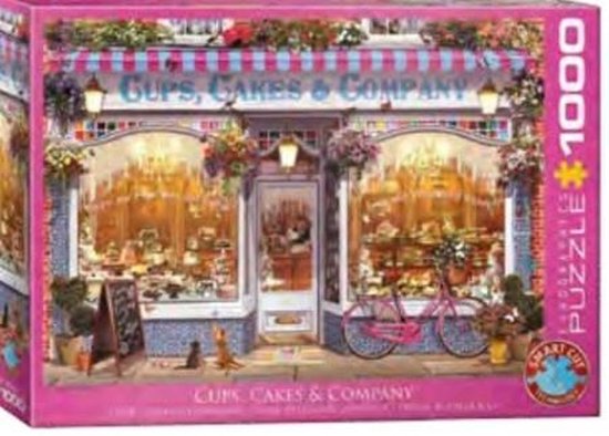 Eurographics - Kopjes, Taarten en Gezelschap (Cups, Cakes & Company) - Garry Walton - 1000 stukjes - Legpuzzel