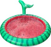 Watermat Watermeloen XL - Speelmat - 170 CM - Waterspeelgoed - Fontein - Watersproeier
