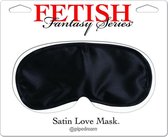 Satin Love Mask - Black - Masks