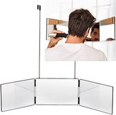 Self cut spiegel - 360 spiegel - drieluik - 3 delige spiegel - deurspiegel hangend