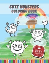 Cute Monsters Coloring Book