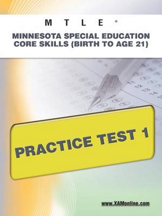 MTLE Minnesota Special Education Core Skills (Birth to Age 2 ... - cover