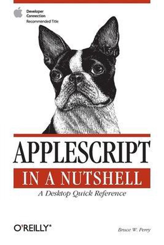Applescript in a Nutshell - A Desktop Quick Reference - cover
