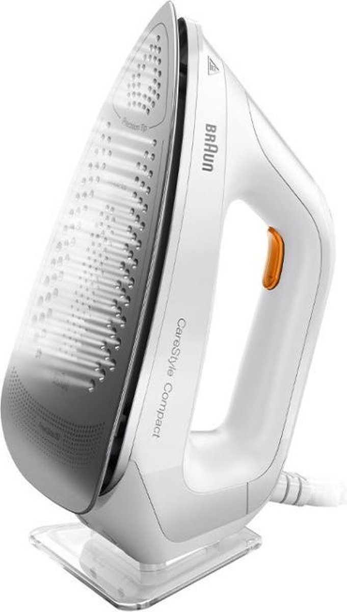 Braun CareStyle Compact IS2132WH - Stoomgenerator - EloxalPlus strijkzool - 5.5 bar - 2400 W - Wit — afbeelding 2