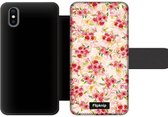Wallet case - geschikt voor iPhone X - Floral N°5