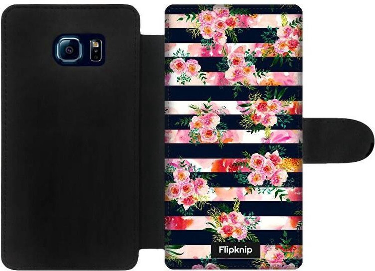 Wallet case - geschikt voor Samsung Galaxy S7 Edge - Floral N°8