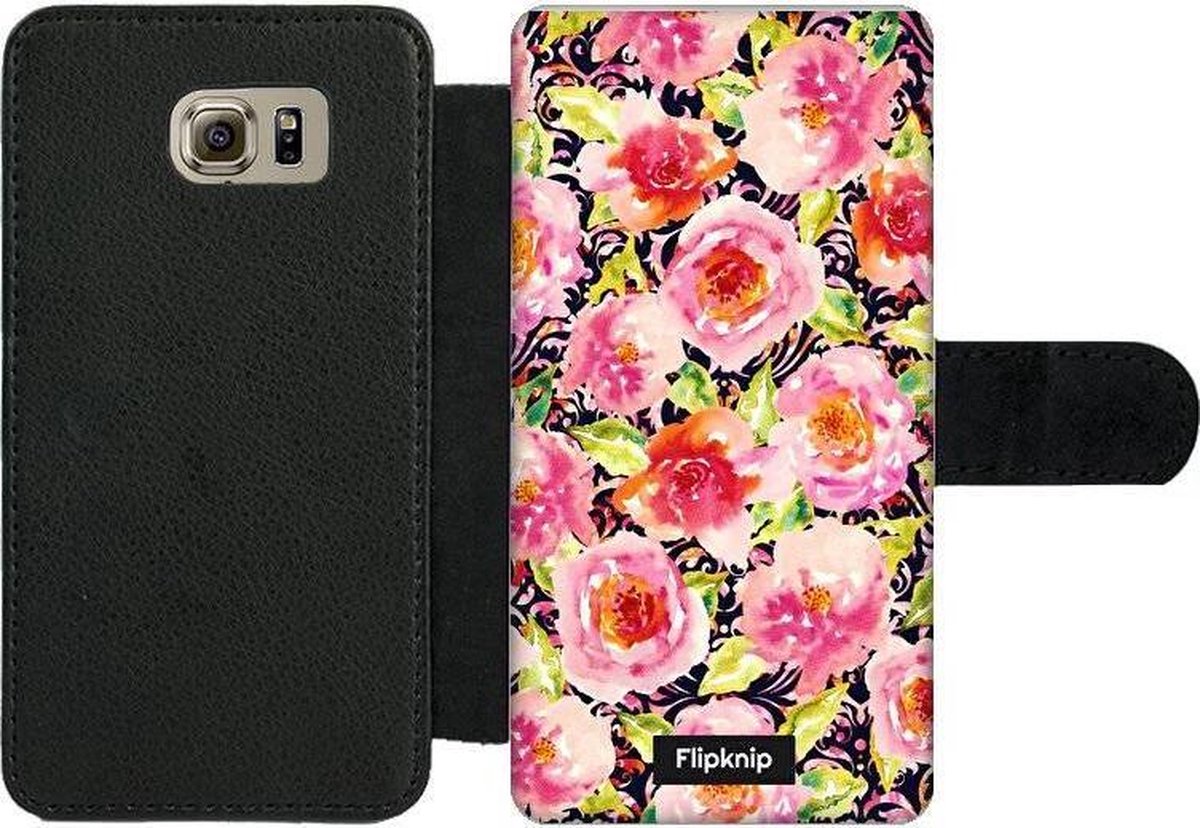Wallet case - geschikt voor Samsung Galaxy S6 - Floral N°3
