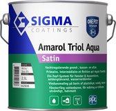 Sigma Amarol Triol Aqua Satin Wit - 2,5L