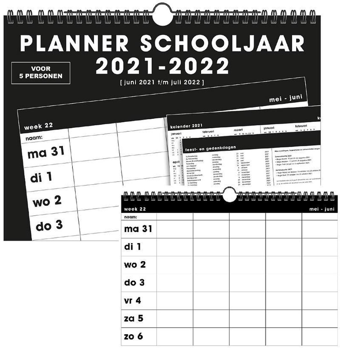 Planner A4 Schooljaar 2021-2022 - De Hobbit