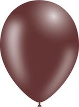 Chocolade Bruine Ballonnen 25cm 10st