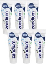 Zendium Fresh + Whitener Tandpasta 6 stuks - Voordeelverpakking