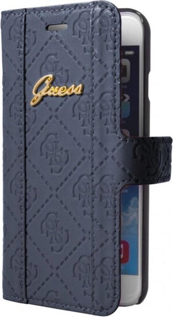 Guess Samsung Galaxy S5 Scarlett Folio Case - Blueberry