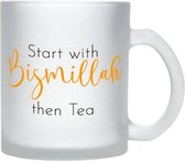 Start met Bismillah mok, cadeau voor moslims, islamitische mok, ramadan mok, Eid mok, cadeau voor moslims