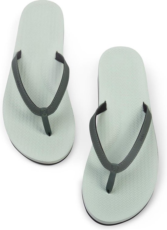 Indosole Flip Flop Color Combo Slippers Femme - Vert - Taille 35/36