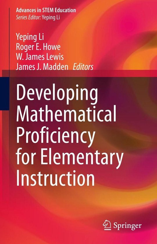 Education (R0) - Developing Mathematical Proficiency for Ele ... - cover