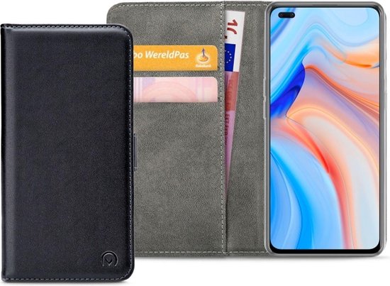 Mobilize Classic Gelly Wallet Book Case OPPO Reno4 5G Noir