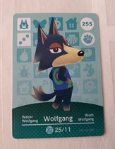 Amiibo animal crossing new horizons origineel Eu Wolfgang 255 kaart